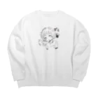 先輩、どう思うかな？の前の仕事辞める前に描いた絵 Big Crew Neck Sweatshirt