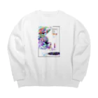 HARI-玻璃-のfika(ん) Big Crew Neck Sweatshirt