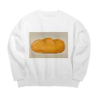 insecty_piggyのパン🥖Bread Big Crew Neck Sweatshirt