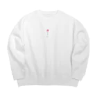 war8ma0421のLove for Roses  Big Crew Neck Sweatshirt