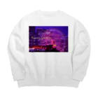 photo-kiokuの横浜夜景４ Big Crew Neck Sweatshirt