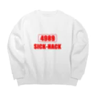 BLICK + BLACK の四苦八苦 -4989：SICK HACK- ビッグシルエットスウェット