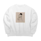 chamizawaの歯みがきタイム Big Crew Neck Sweatshirt