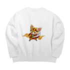 里見八犬伝謎解き【公式グッズ】の親兵衛のビッグシルエットスウェット Big Crew Neck Sweatshirt