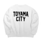 JIMOTO Wear Local Japanの富山市 TOYAMA CITY Big Crew Neck Sweatshirt