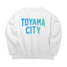 JIMOTO Wear Local Japanの 富山市 TOYAMA CITY Big Crew Neck Sweatshirt