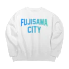 JIMOTO Wear Local Japanの藤沢市 FUJISAWA CITY Big Crew Neck Sweatshirt