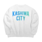 JIMOTO Wear Local Japanの柏市 KASHIWA CITY Big Crew Neck Sweatshirt