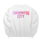 JIMOTO Wear Local Japanの高松市 TAKAMATSU CITY ビッグシルエットスウェット