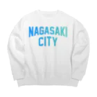 JIMOTO Wear Local Japanの長崎市 NAGASAKI CITY Big Crew Neck Sweatshirt