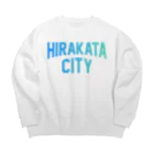JIMOTO Wear Local Japanの枚方市 HIRAKATA CITY Big Crew Neck Sweatshirt