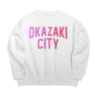 JIMOTO Wear Local Japanの岡崎市 OKAZAKI CITY ビッグシルエットスウェット