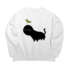 古春一生(Koharu Issey)の謎の生き物・コハル〖3〗 Big Crew Neck Sweatshirt