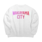 JIMOTOE Wear Local Japanの和歌山市 WAKAYAMA CITY Big Crew Neck Sweatshirt