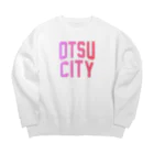 JIMOTOE Wear Local Japanの大津市 OTSU CITY Big Crew Neck Sweatshirt