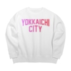 JIMOTO Wear Local Japanの四日市 YOKKAICHI CITY Big Crew Neck Sweatshirt