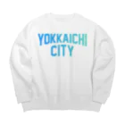 JIMOTO Wear Local Japanの四日市 YOKKAICHI CITY Big Crew Neck Sweatshirt