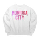 JIMOTO Wear Local Japanの盛岡市 MORIOKA CITY Big Crew Neck Sweatshirt