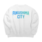 JIMOTO Wear Local Japanの福島市 FUKUSHIMA CITY Big Crew Neck Sweatshirt