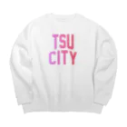 JIMOTOE Wear Local Japanの津市 TSU CITY Big Crew Neck Sweatshirt