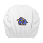 ぺぇねもんショップのクレヨン トリケラトプスくん Big Crew Neck Sweatshirt