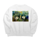 地星の狂っていたって正しい。 Big Crew Neck Sweatshirt