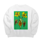 BonBonのHanamebontsumuri Big Crew Neck Sweatshirt