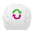 ヒロポン販売所のリサイクル！？ Big Crew Neck Sweatshirt