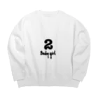 LAUNENの Babyグッズ Big Crew Neck Sweatshirt