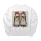 manimani_onのメンダコちゃんたち Big Crew Neck Sweatshirt