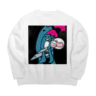 ダイナマイト87ねこ大商会のソルジャーぺんぎんの子守唄(ララバイ) Big Crew Neck Sweatshirt