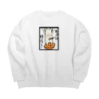 Yamadatinkuのチワワ　ワンちゃん　犬『願えば叶う』 Big Crew Neck Sweatshirt