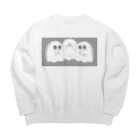 ドリームランドのひそひそおばけたち Big Crew Neck Sweatshirt