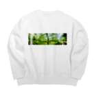 42のイタルの森のパノラマフォトグラフィック Big Crew Neck Sweatshirt