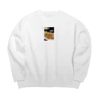 mugiのギョウザ Big Crew Neck Sweatshirt