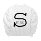 LAUNENのおもしろグッズ Big Crew Neck Sweatshirt