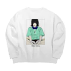 PEN-CHILL.storeのサイダーガール Big Crew Neck Sweatshirt