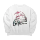 ｶﾞﾎｫの女の子01 Big Crew Neck Sweatshirt