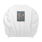 永久凍土の国の白夜の虎の仔２０２０ Big Crew Neck Sweatshirt