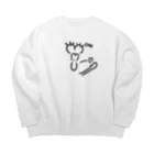 buri/ぶりのちゅっ！のスウェット Big Crew Neck Sweatshirt