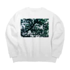 p-techiの松の木のトンネル Big Crew Neck Sweatshirt