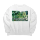 p-techiの温室で育った植物 Big Crew Neck Sweatshirt