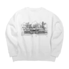 【Botanica】 のglass house Big Crew Neck Sweatshirt