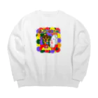 きひみハマめのハッピーハロウィン！カボちゃん♪ Big Crew Neck Sweatshirt