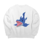 ぱくちのお店のモササウルス Big Crew Neck Sweatshirt