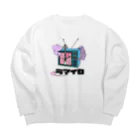 RAMAILOのラマイロブルー Big Crew Neck Sweatshirt