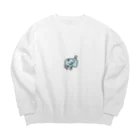 くまくまのえあこ Big Crew Neck Sweatshirt