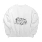 たにみと死の淵のヒョウモントカゲモドキ Big Crew Neck Sweatshirt