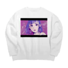 panda to kageのワンシーン Big Crew Neck Sweatshirt