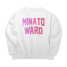 JIMOTO Wear Local Japanの港区 MINATO WARD Big Crew Neck Sweatshirt